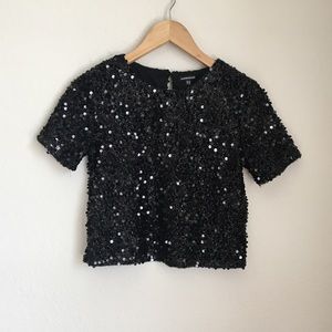 gorgeous sequined top
